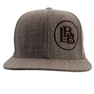 The Classics Snapback Hat Men's Adjustable Heather Gray LB & Co. Logo